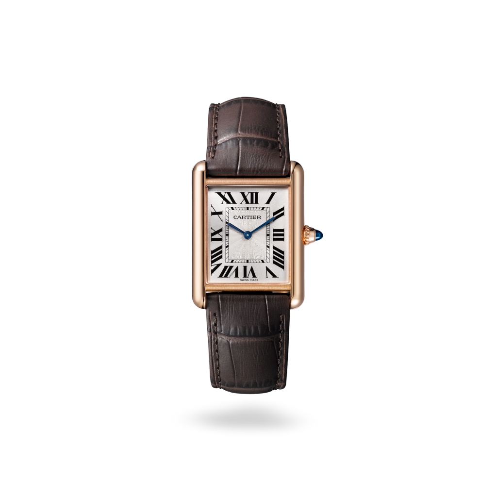 Cartier Tank - Brown Strap