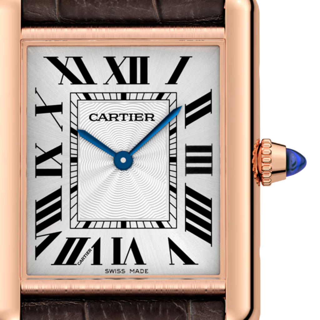 Cartier Tank - Brown Strap