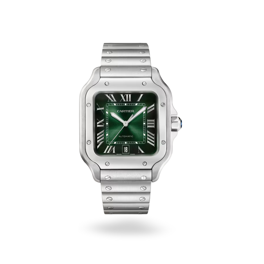 Santos de Cartier green dial