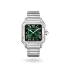 Santos de Cartier green dial