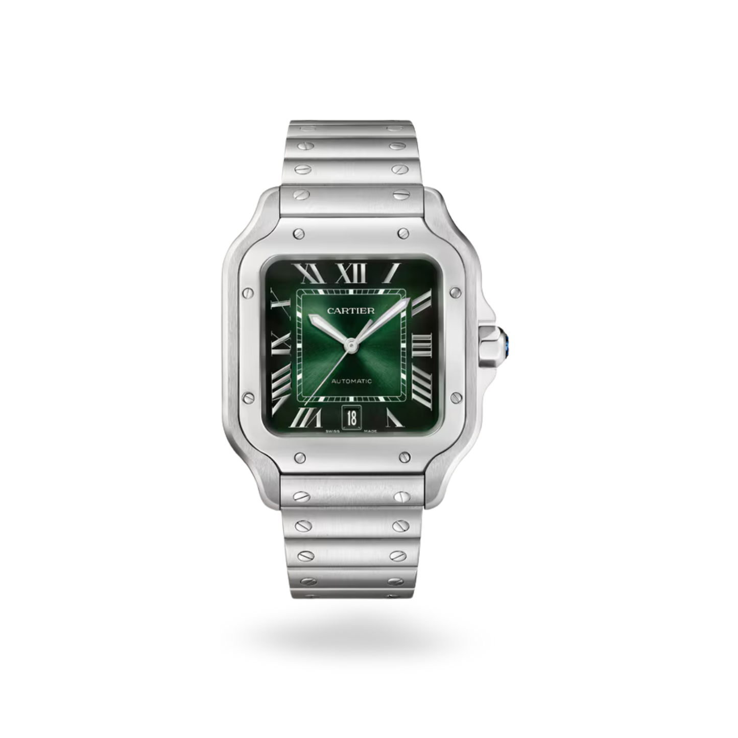 Santos de Cartier green dial
