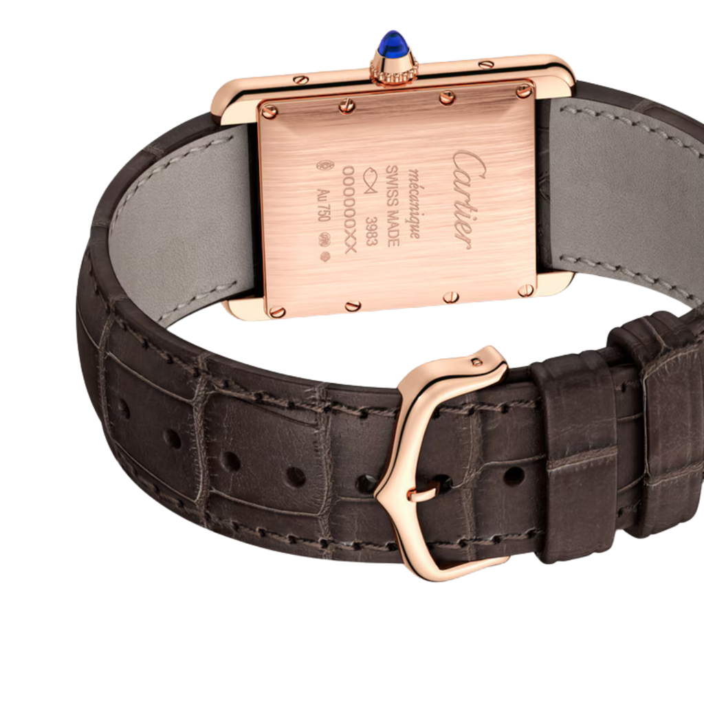 Cartier Tank - Brown Strap