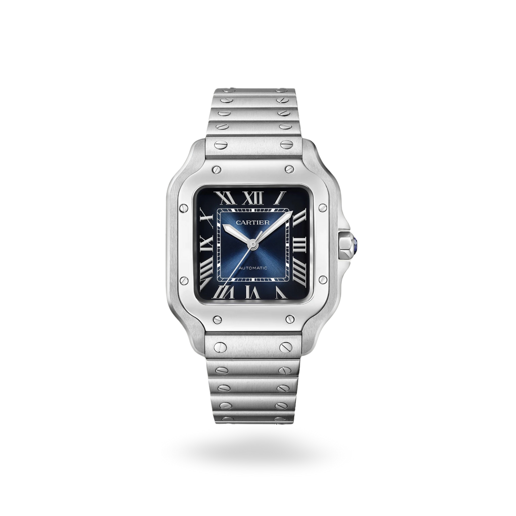 Santos de Cartier blue dial