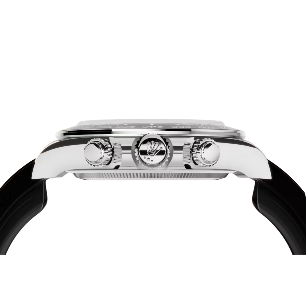 Rolex Cosmograph Daytona-40mm ( Black Rubber Strap )