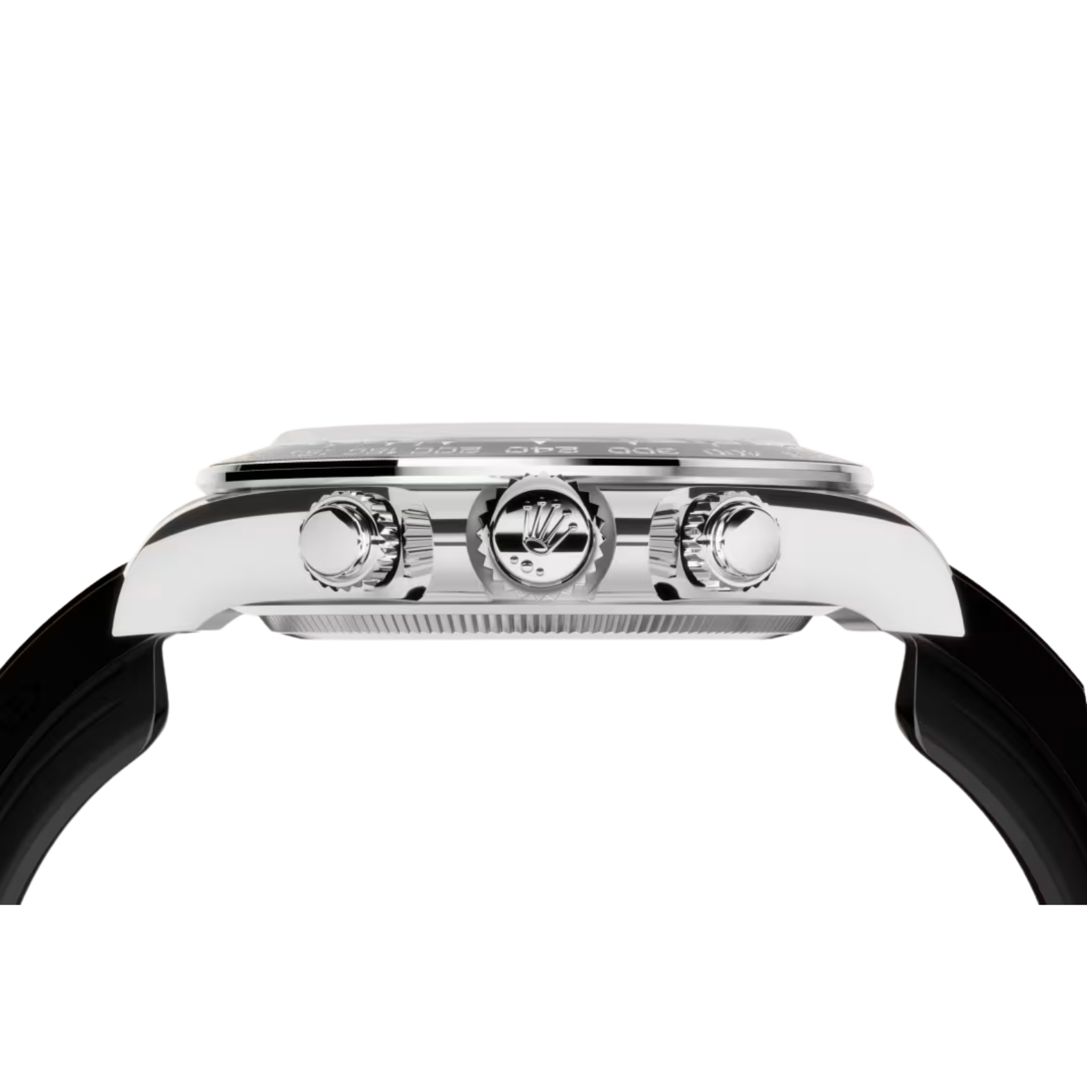 Rolex Cosmograph Daytona-40mm ( Black Rubber Strap )