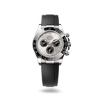 Rolex Cosmograph Daytona-40mm ( Black Rubber Strap )