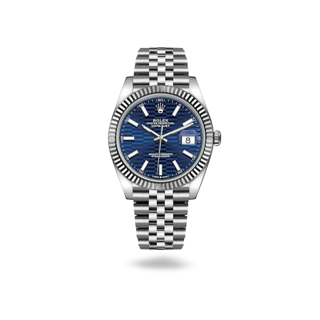 Rolex Date-just Blue Motif Dial