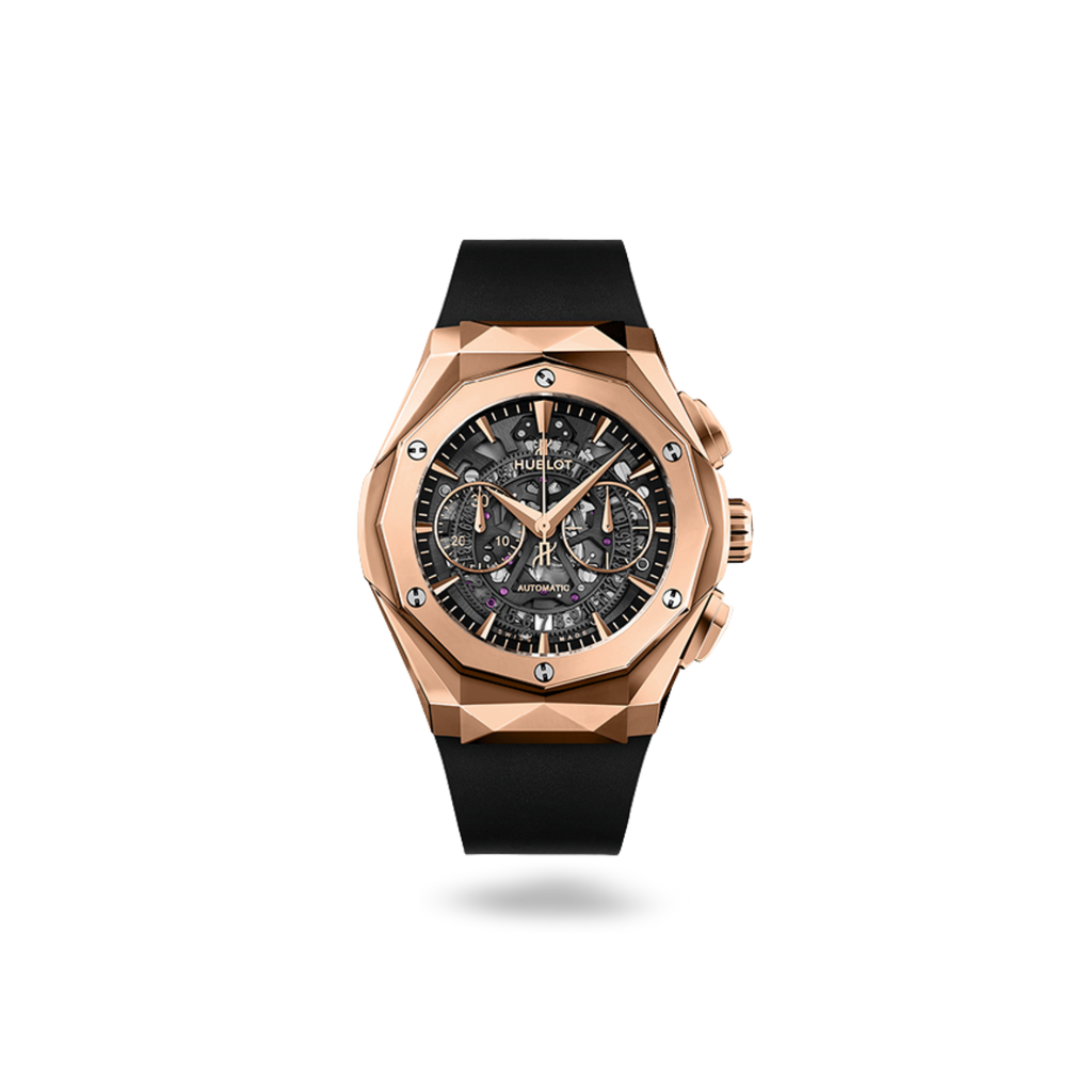 Hublot / Classic Fusion Aerofusion Chronograph Orlinski King Gold