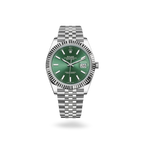 Rolex Date-just Green Dial