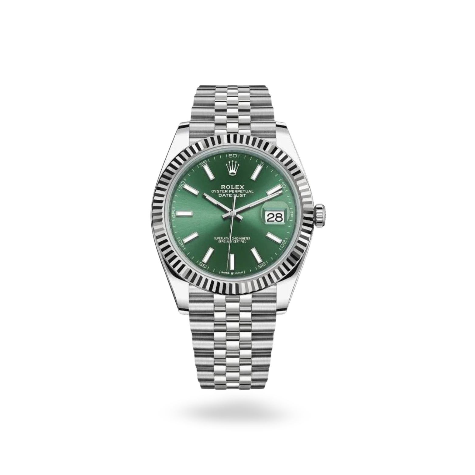 Rolex Date-just Green Dial