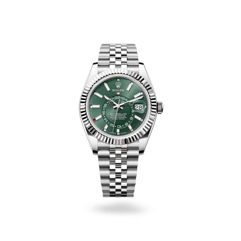 Rolex Sky-Dweller Watch Green Dial