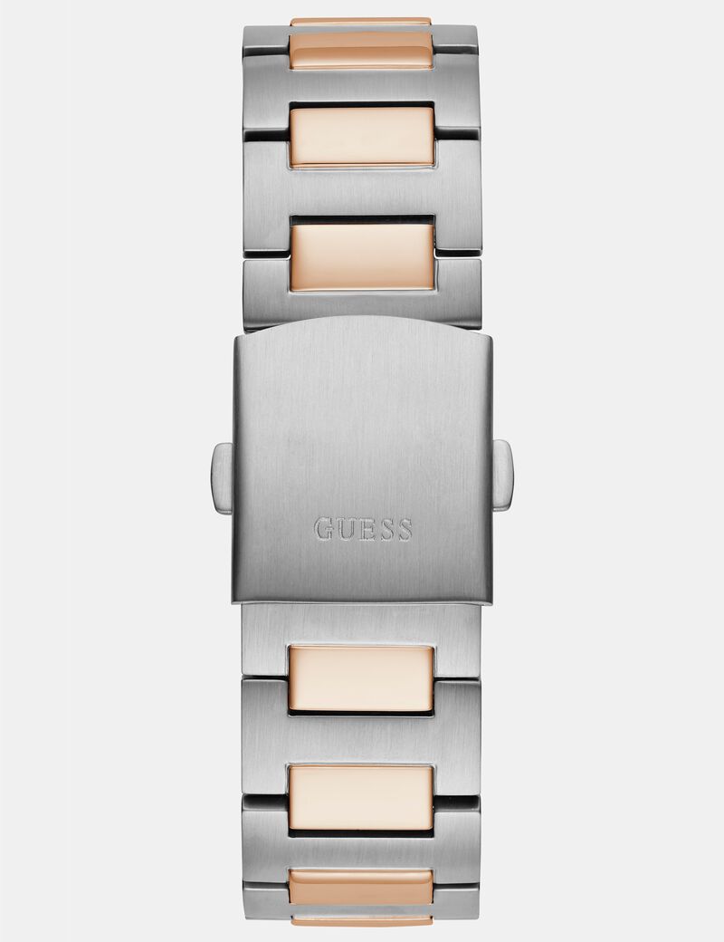 guess multifunction steel watch