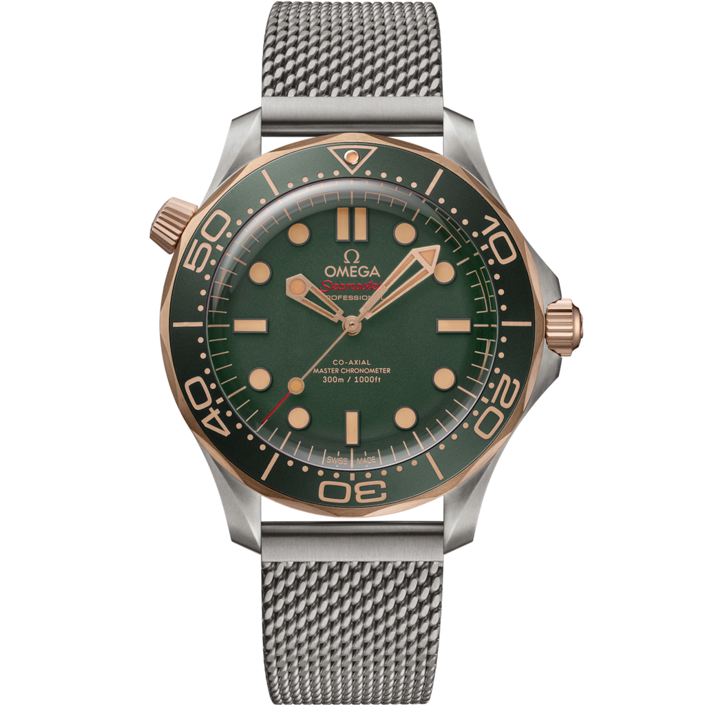 Omega-Seamaster “007 edition” Green & Gold SWISS ELITE COLLECTION