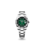 Date-just Green Ombré Dial