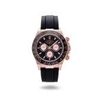 Rolex Cosmograph Daytona-40mm ( Black Rubber Strap )