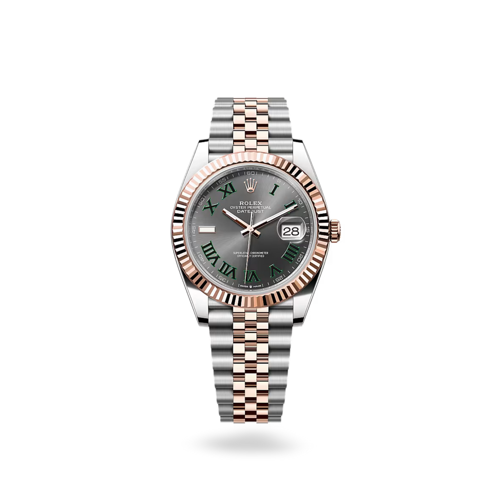 Rolex DateJust “Wimbledon” Two tone Rose Gold 5A SUPER CLONE