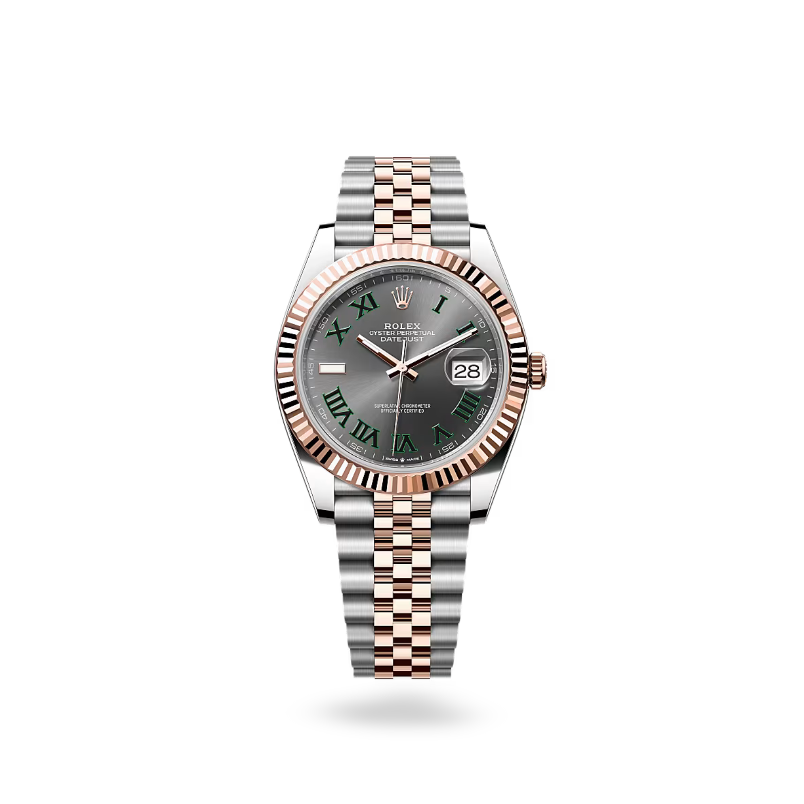 Rolex DateJust “Wimbledon” Two tone Rose Gold 5A SUPER CLONE